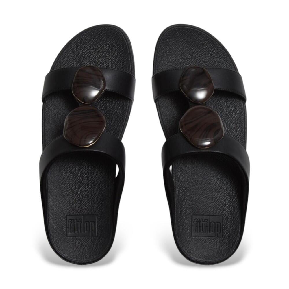 Fino Marbled-stone Negro - Chanclas Mujer Fitflop Confort 5/7