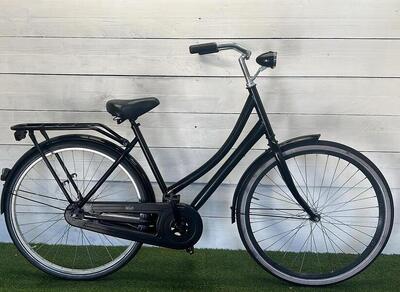Stadsfiets, framemaat 54 cm, zwart