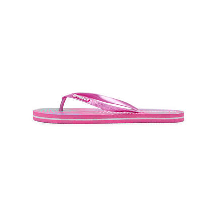 Tongs pour femme avec imprimé tropical et logo