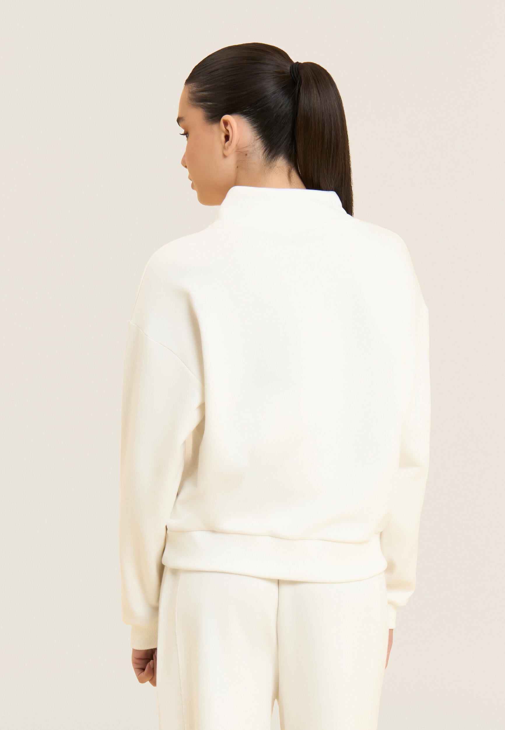 Felpa Comfort Fit Donna con Mezza Zip Freddy x ELITE 3/5
