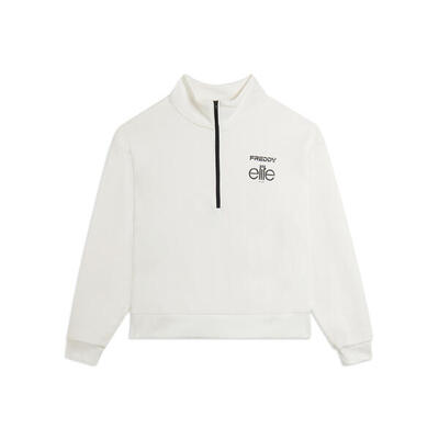 Felpa Comfort Fit Donna con Mezza Zip Freddy x ELITE