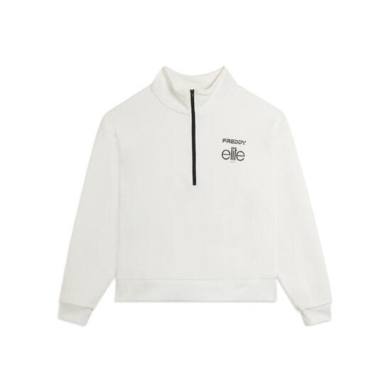 Felpa Comfort Fit Donna con Mezza Zip Freddy x ELITE