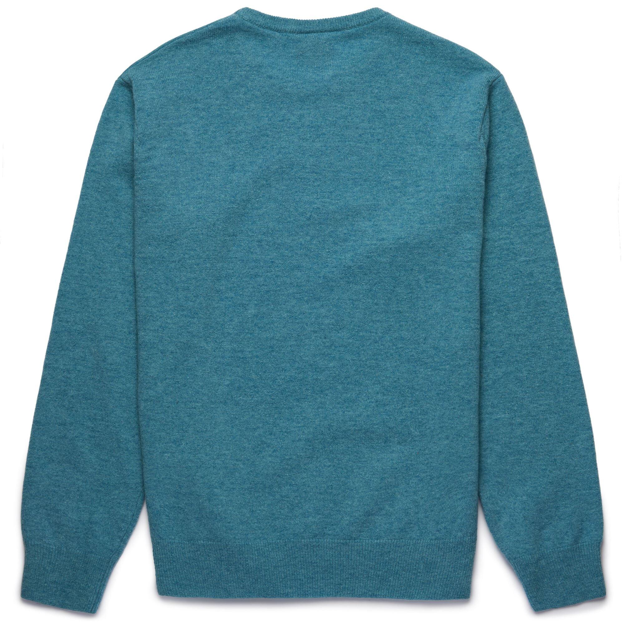 Maglione da uomo in lana blu da lifestyle 2/2