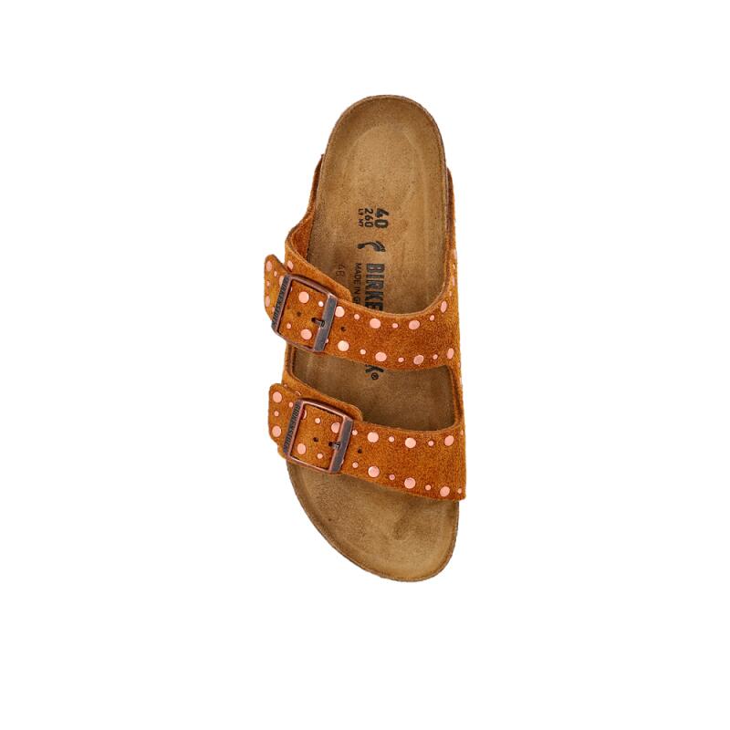 SandÁlias Rasas Mulher Birkenstock Arizona Rivet Castanho 4/4