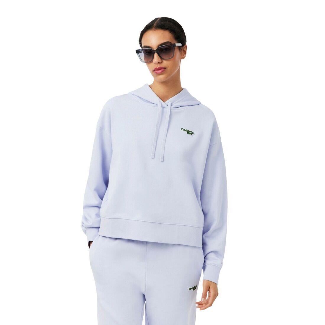 Sudadera Azul Lacoste Sweatshirts Femme Maille Phoenix Básica de Corte Holgado 2/4