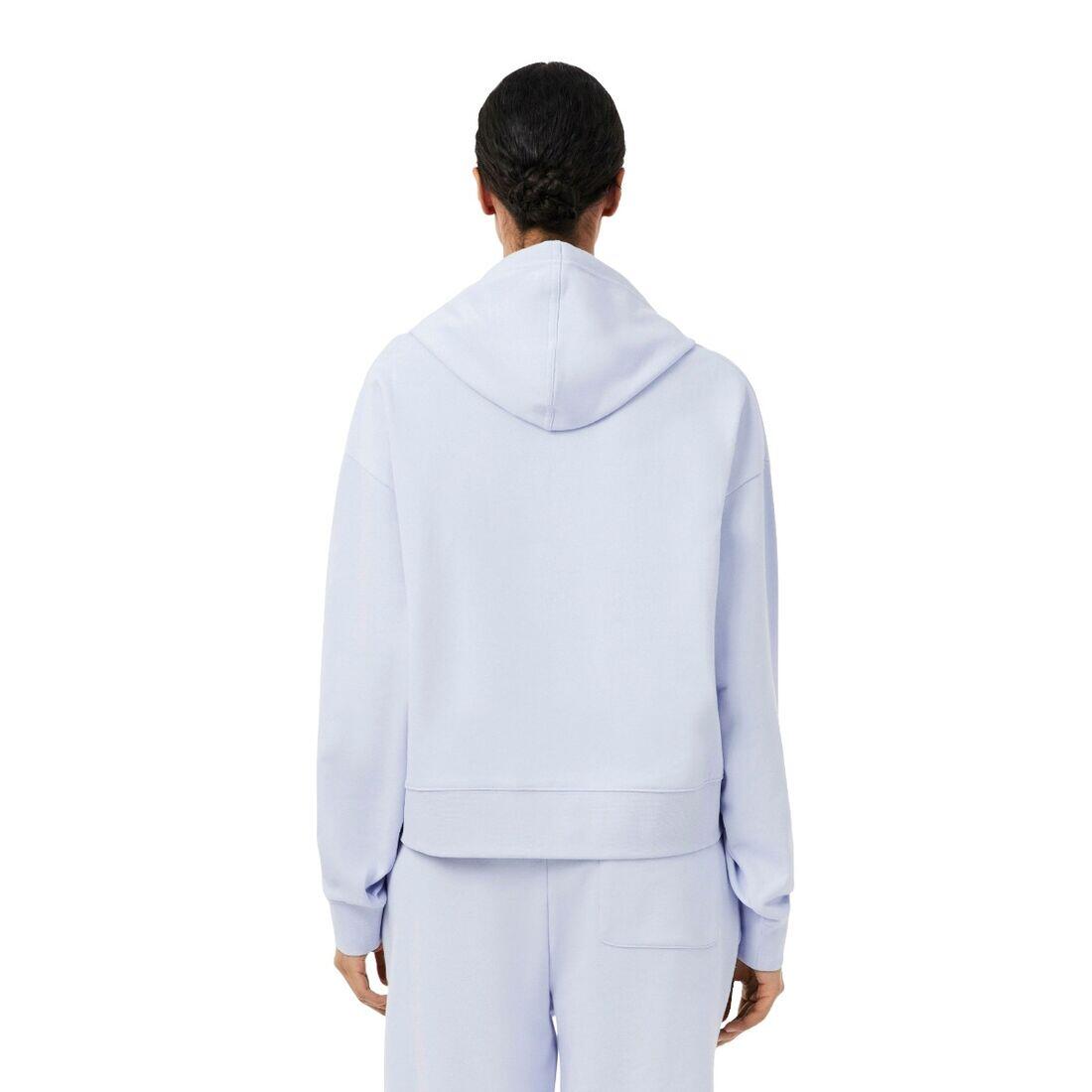 Sudadera Azul Lacoste Sweatshirts Femme Maille Phoenix Básica de Corte Holgado 3/4
