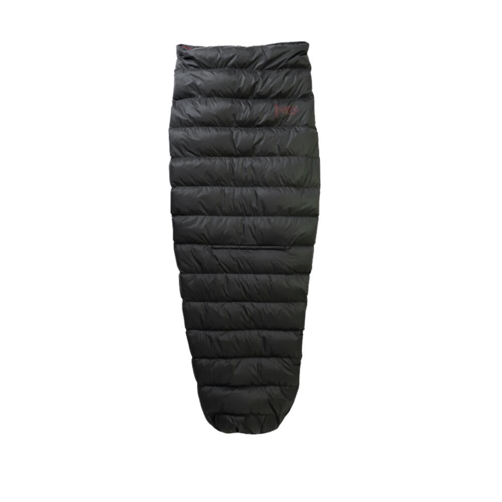 Sacco a pelo modello coperta Multi Quilt 250 Jet Black - Fired Brick 200 - Nero 3/5