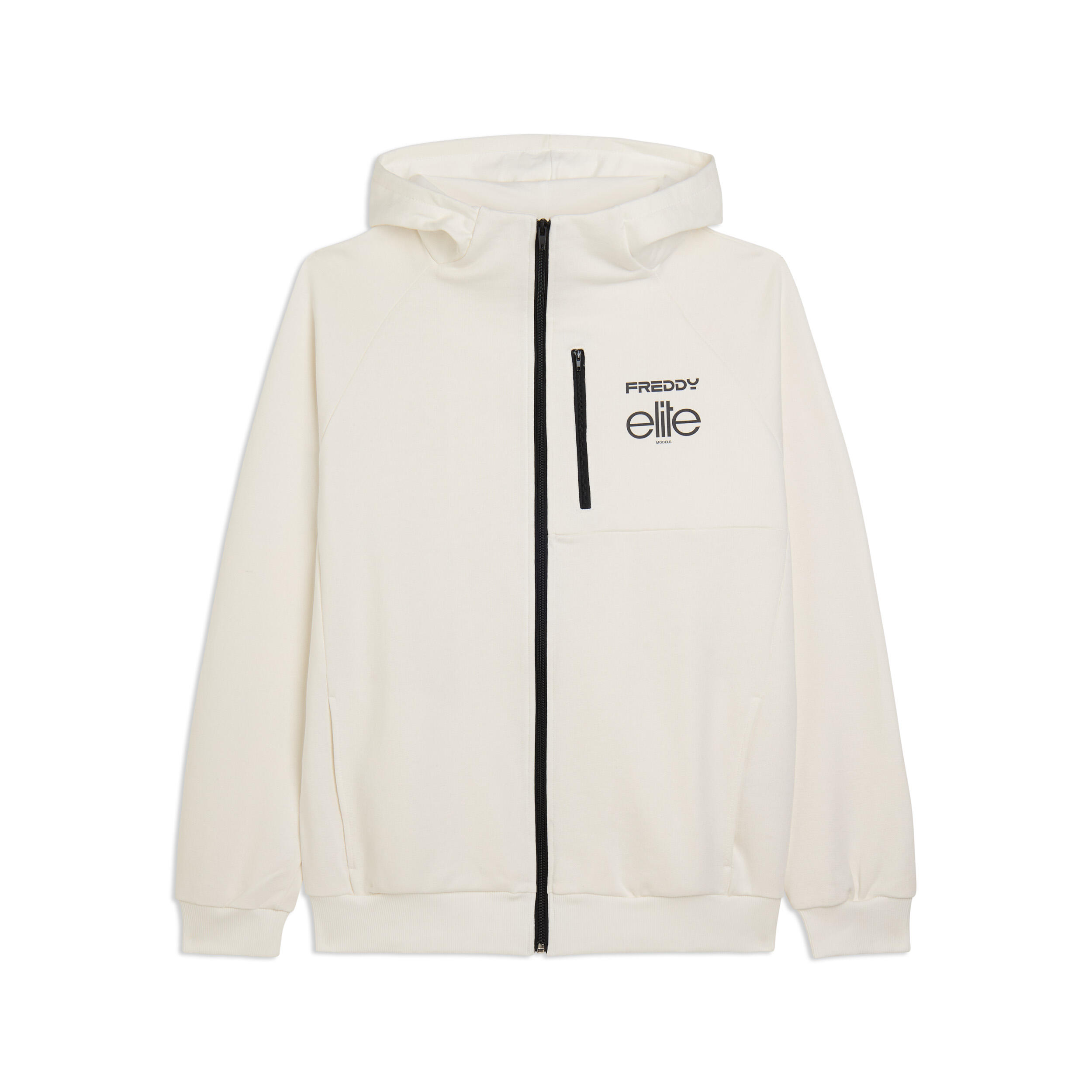 Sweat-shirt Homme à fermeture éclair intégrale et capuche, Freddy pour ELITE 1/3