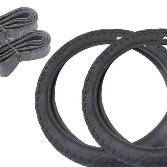 BMX tyre SET KENDA Khan 16 inch x 1.75 inch + inner tube AV