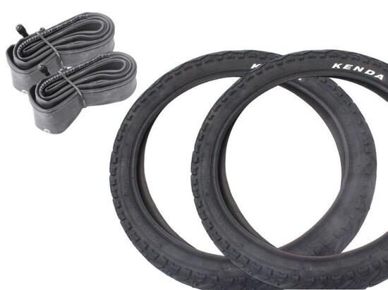 Set pneumatici BMX KENDA Khan 16 pollici x 175 pollici + camera d’aria AV