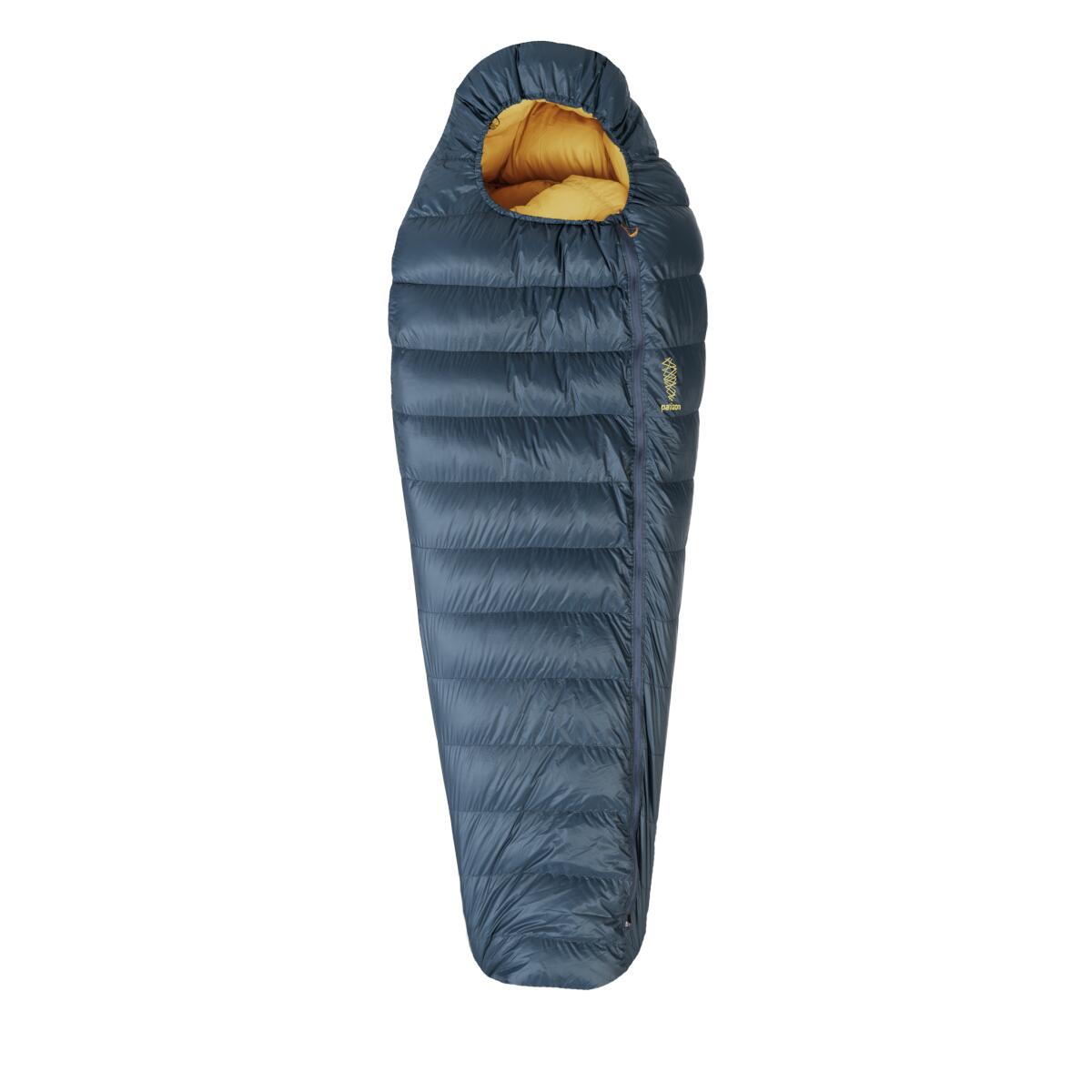 PATIZON Mumiový spacák R 300 L Midnight Navy - Golden Yellow 200 -13°C