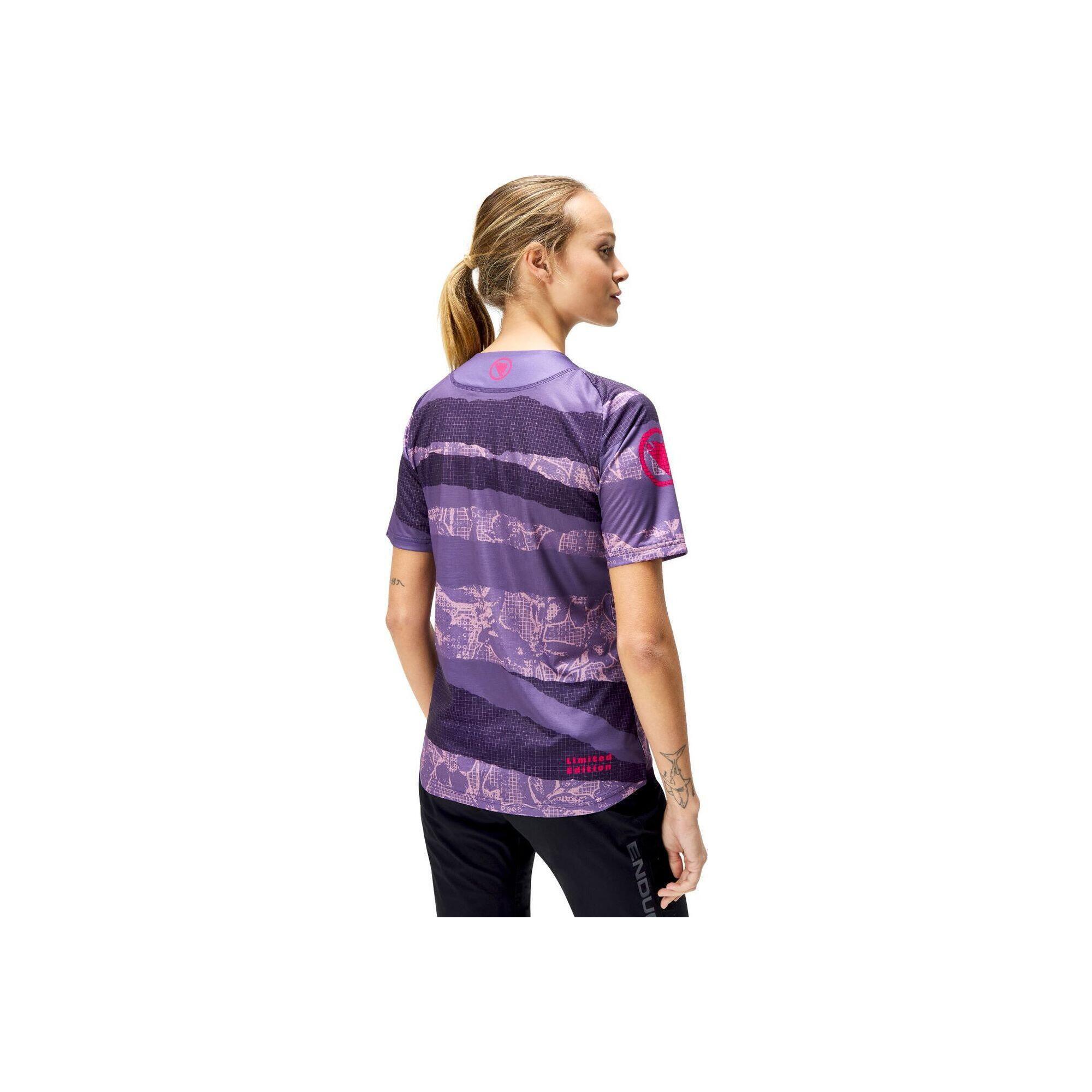 Tricou de ciclism pentru femei Endura Patchwork Ltd W