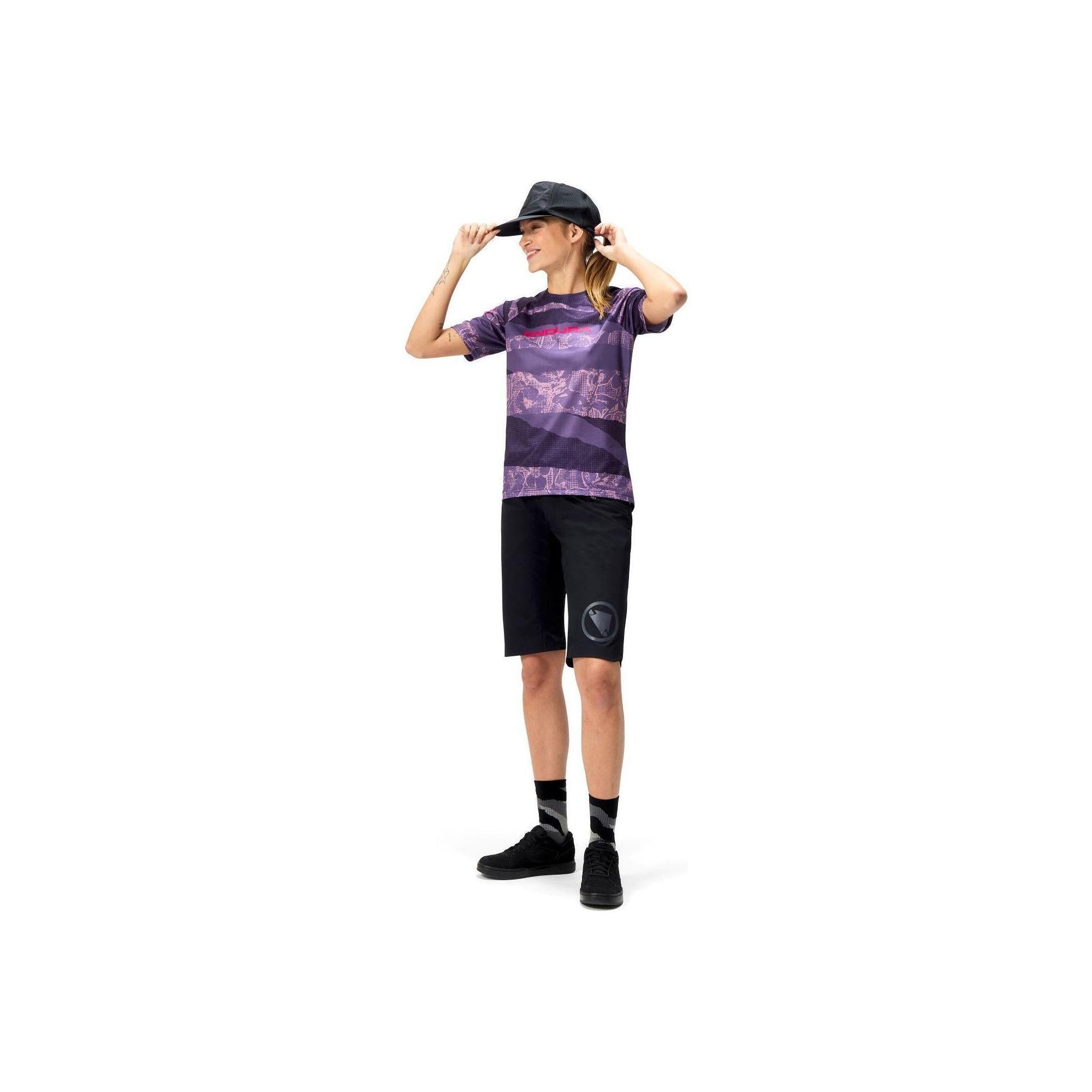 Tricou de ciclism pentru femei Endura Patchwork Ltd W