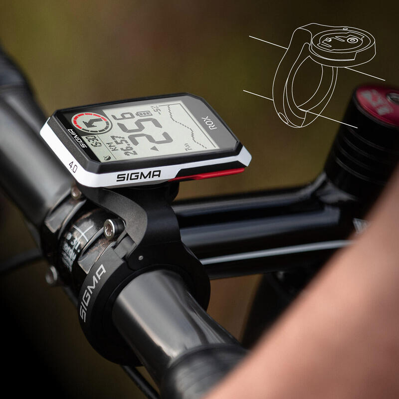 Navigator bicicletă Sigma ROX 4.0 GPS rezistent la apă