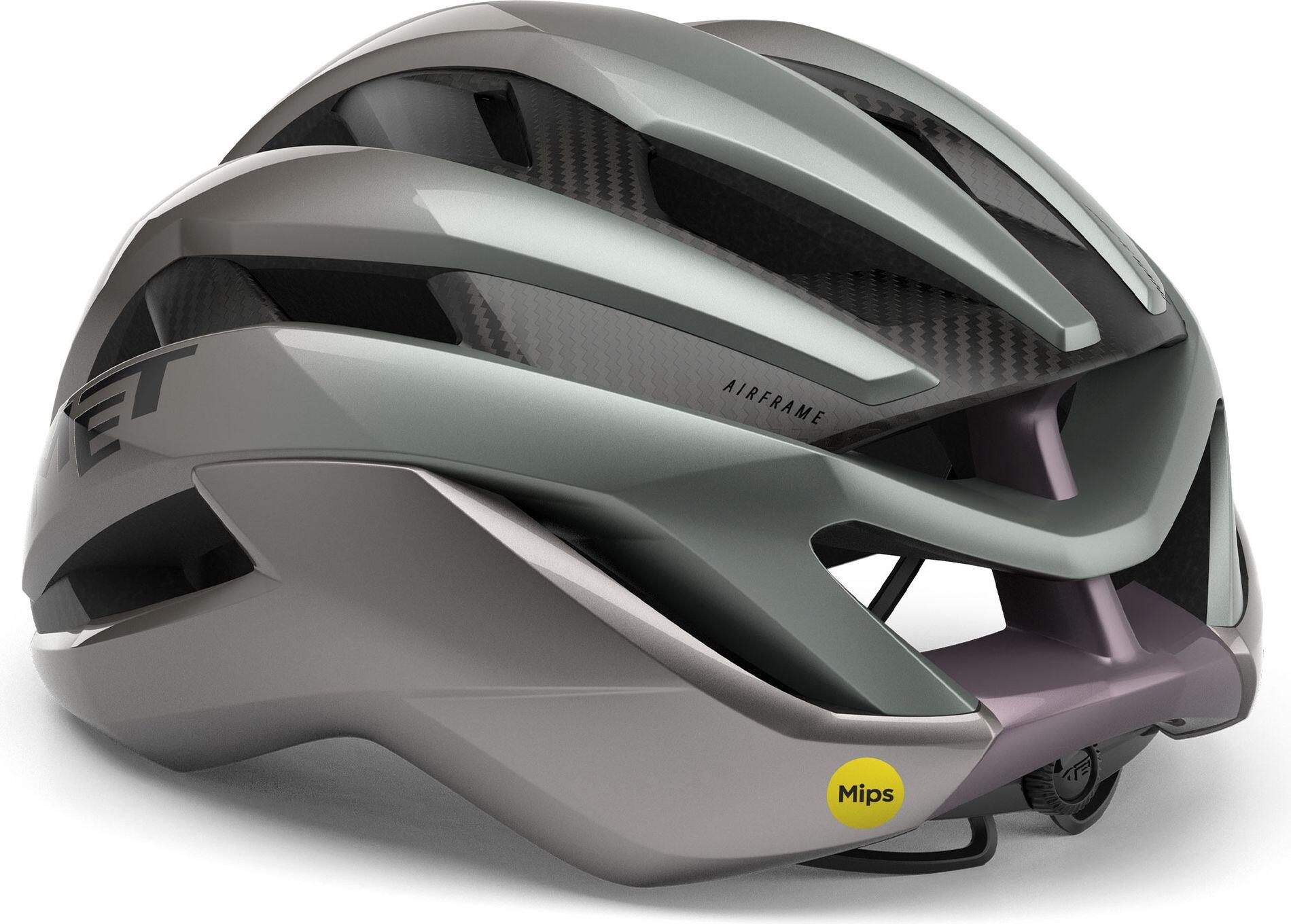 MET Trenta 3K Carbon Road Casco grigio 3/5