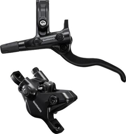 SHIMANO Scheibenbremse M4100/MT410 VR - Vormontierte Vorderrad-Bremsanlage fü...