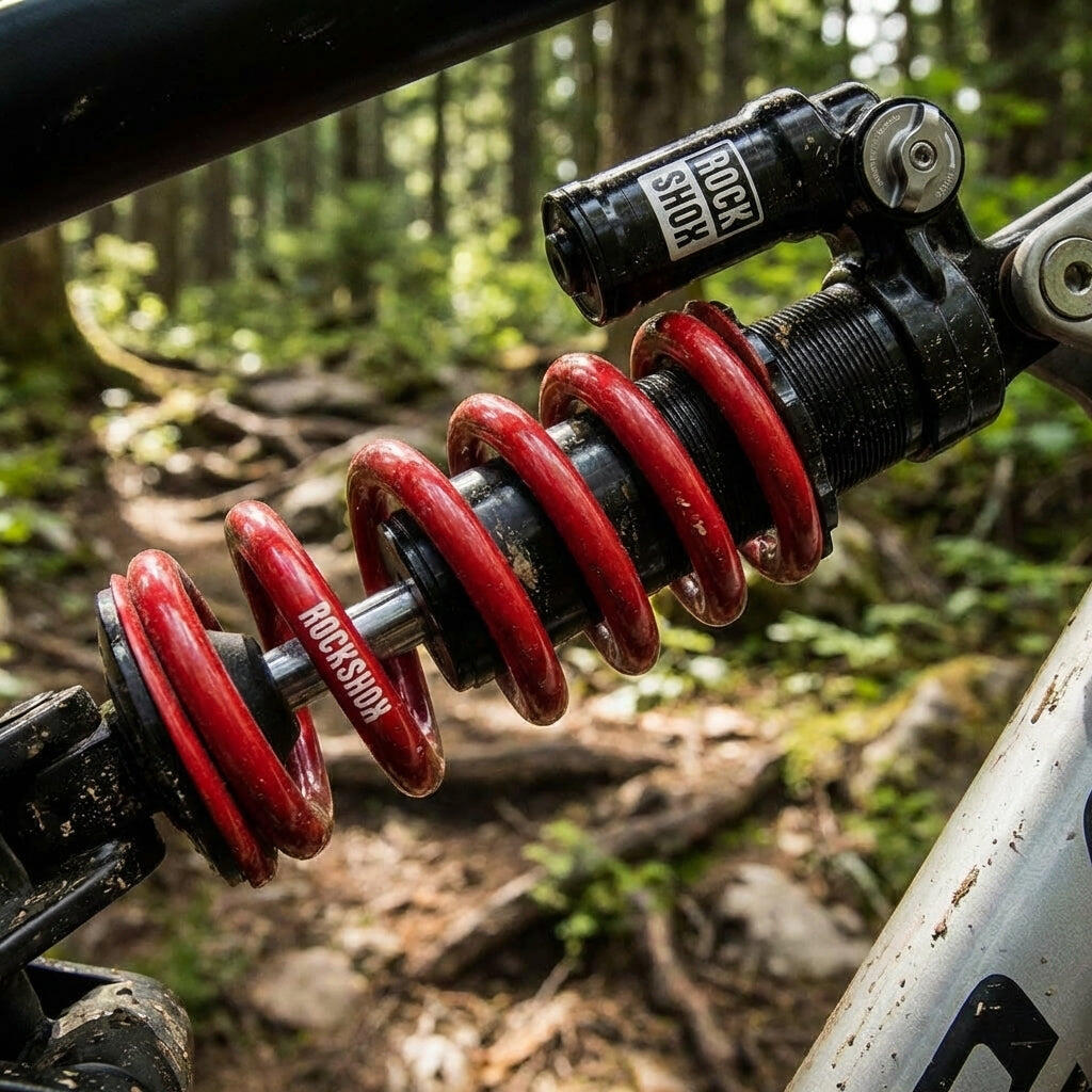 Rockshox veer spring rs 475-55mm 134mm 650 lb electr.red 2/2