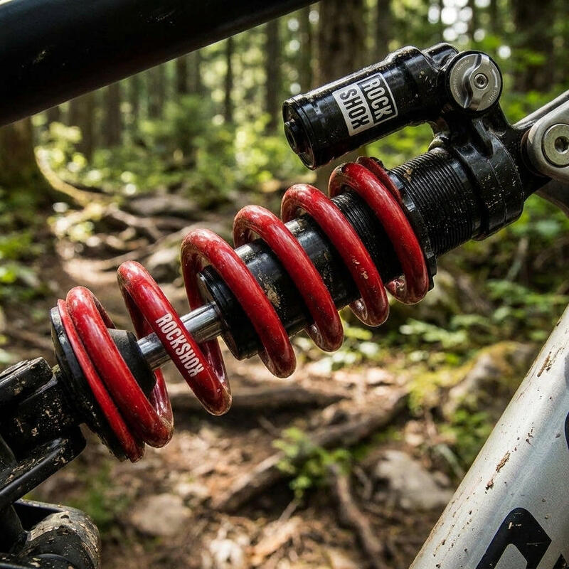 RockShox arc de primăvară metric pentru amortizor spate, roșie