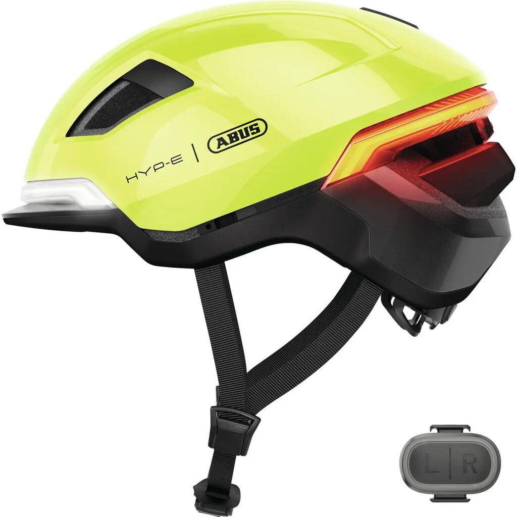 Abus HYP-E smart helmet signal yellow M 54-58cm