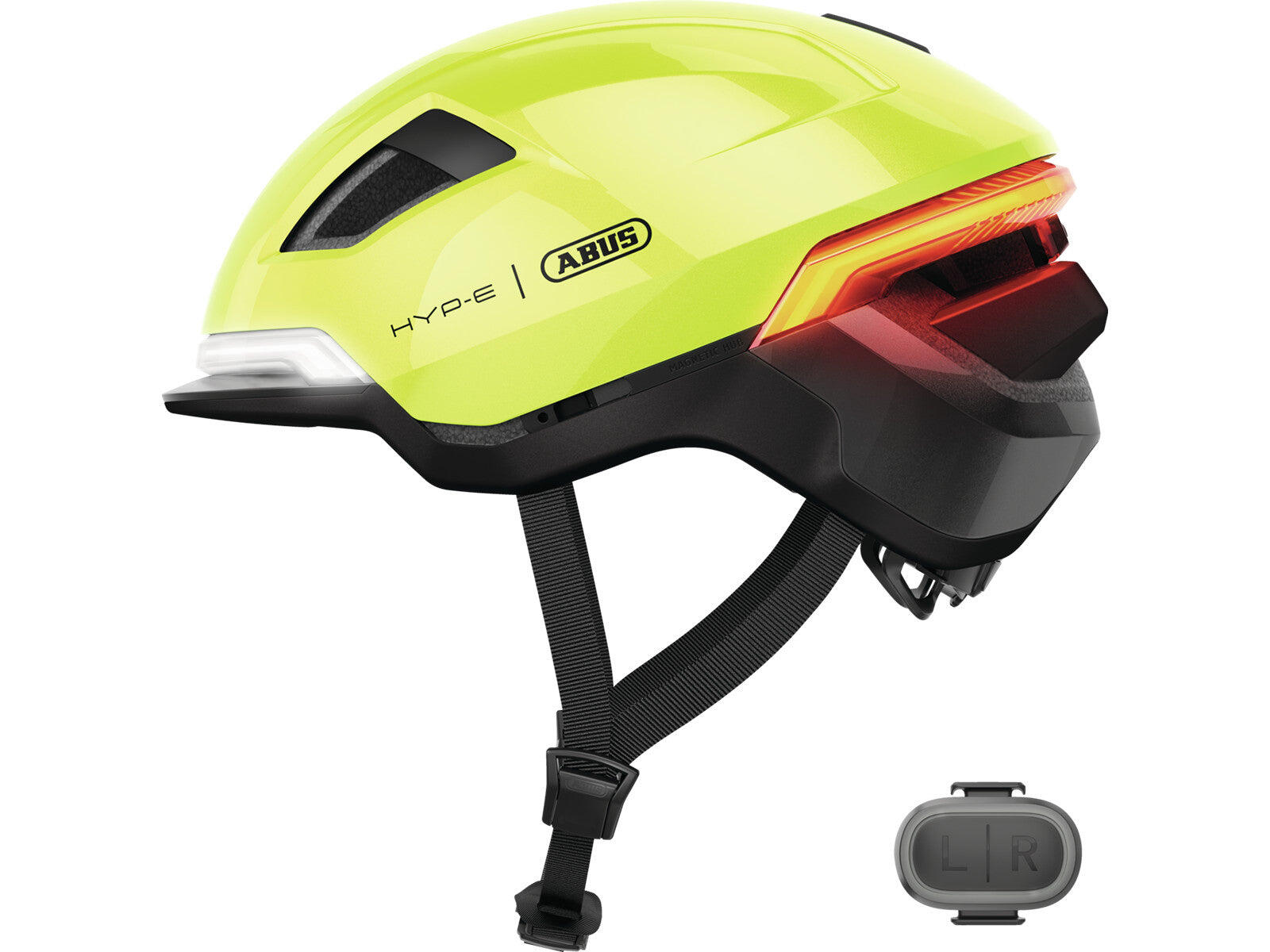 Abus HYP-E kask smart signal yellow M 54-58cm