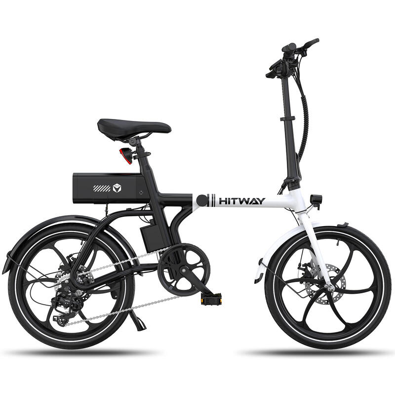 Bicicletă electrică pliabilă 20" aplicație smart 7 viteze bk35