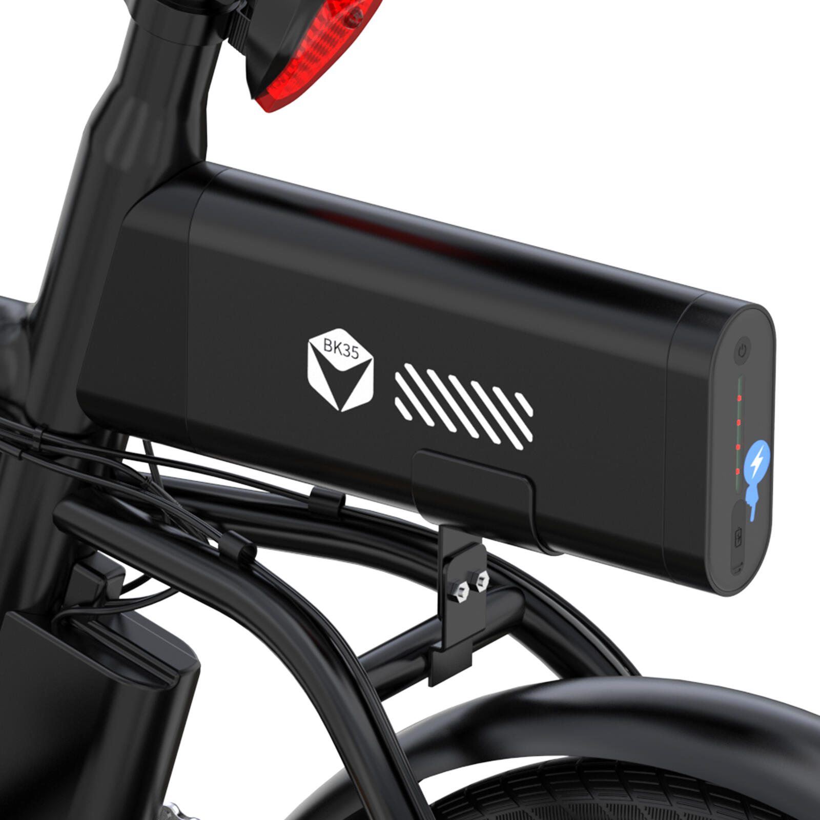 Bici elettrica pieghevole 20" app smart 7 velocità bk35 5/7