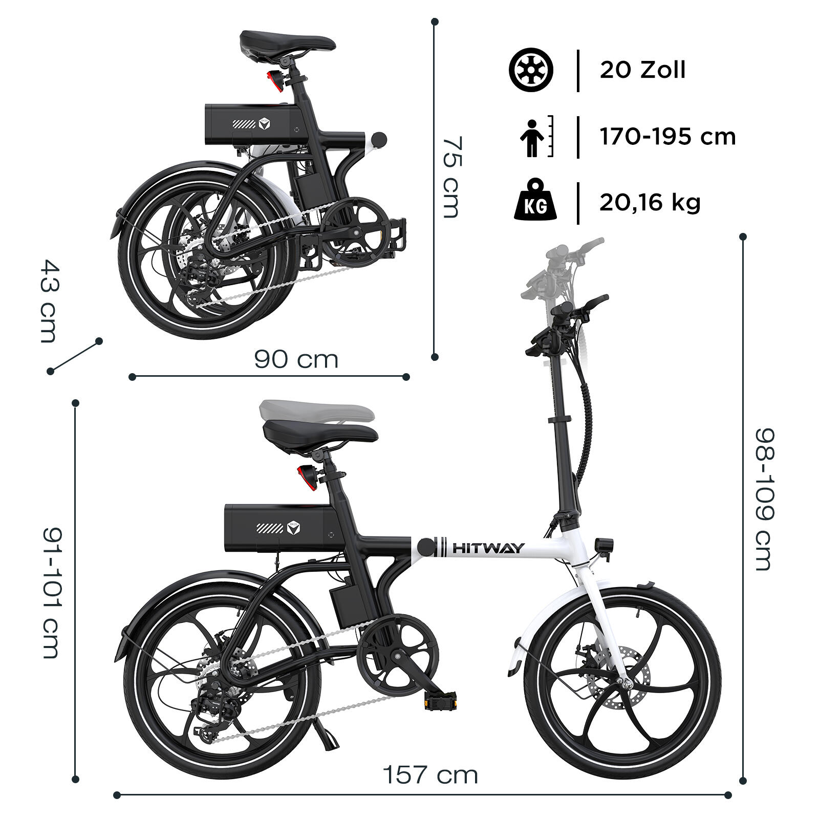 fahrradanhänger croozer remorque vélo 3-en-1 Kid Ellma 2 places avec kit jogging ACCESSOIRES Aufbewahrung Teelicht Weckglas | Taglia:6 UK