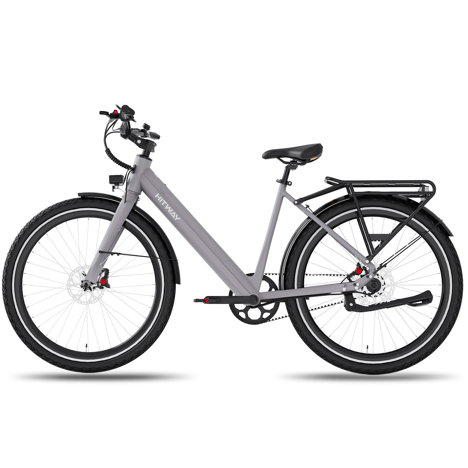 Bici elettrica da città telaio basso trasmissione a cinghia bk18pro 3/7