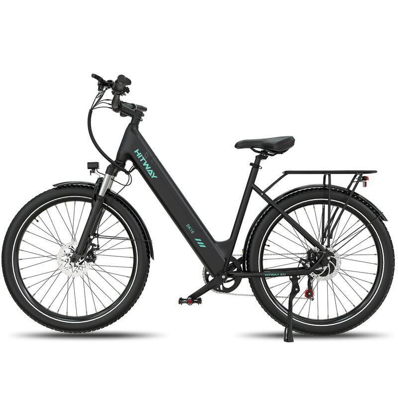 27,5" Bicicletă electrică urbană cadru jos baterie detașabilă BK18 APP NFC