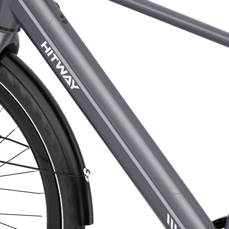 Bicicletă electrică de oraș sportivă transmisie curea senzor cuplu bk19pro