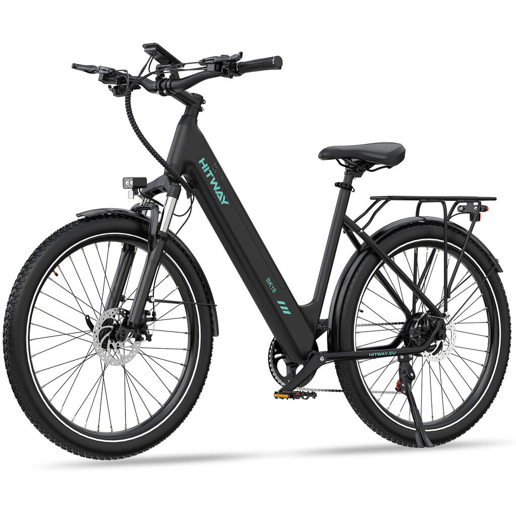 27.5" City electric bike step-through 13Ah battery BK18 APP NFC