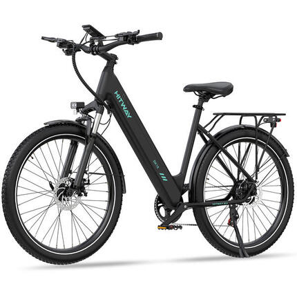 27,5" Elektrische stadsfiets lage instap 13Ah accu BK18 APP NFC