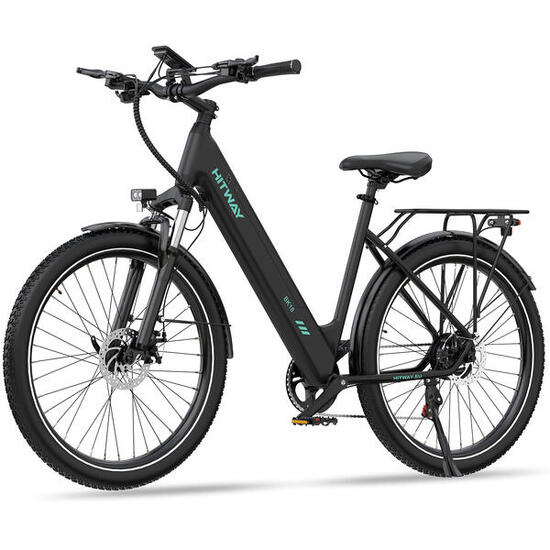 27,5" Elektrische stadsfiets lage instap 13Ah accu BK18 APP NFC