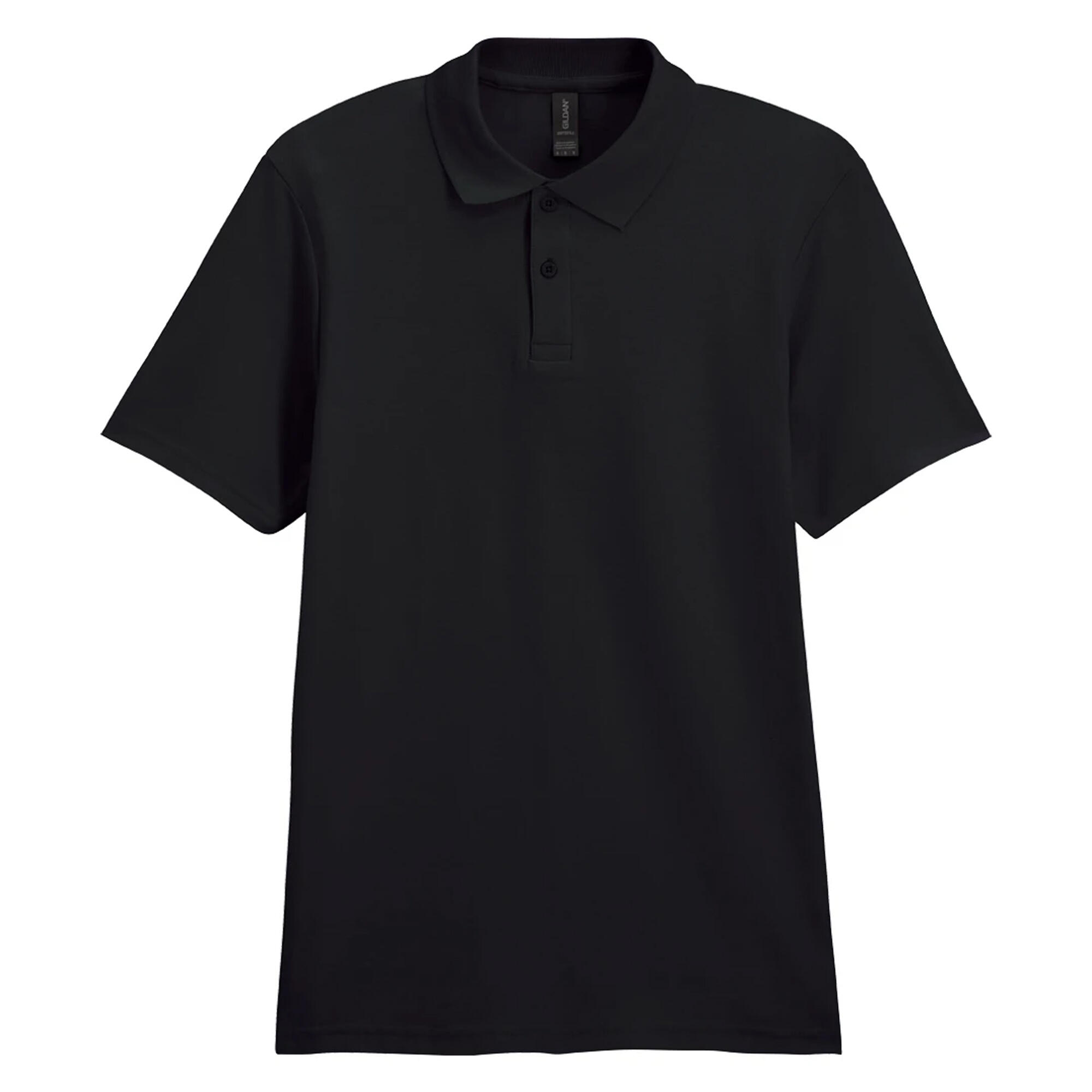 Gildan Mens SoftStyle Double Pique Polo Shirt