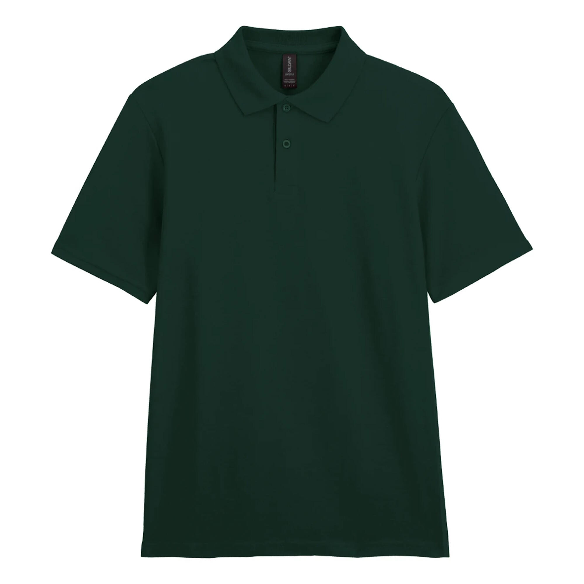 Gildan Mens SoftStyle Double Pique Polo Shirt