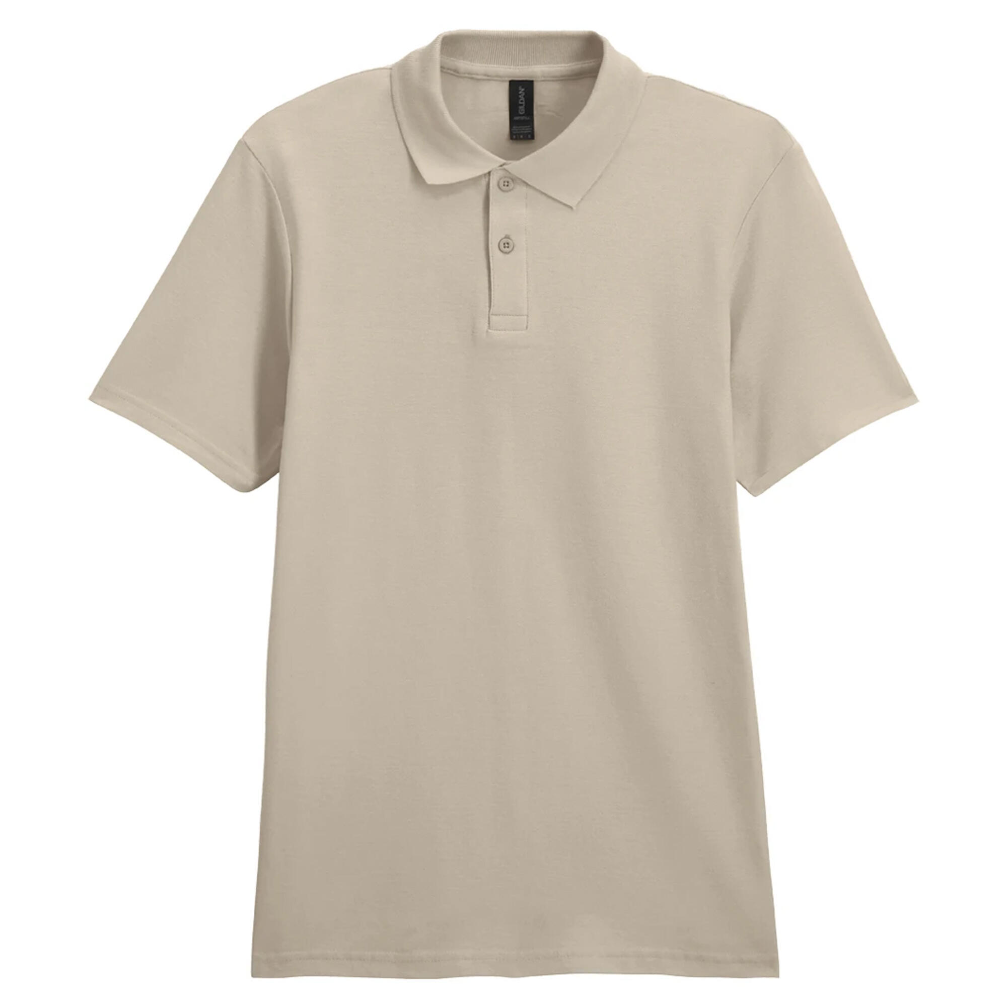 Gildan Mens SoftStyle Double Pique Polo Shirt