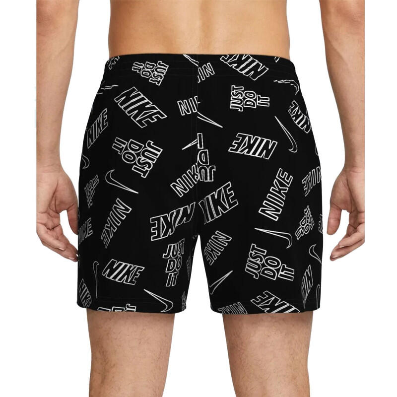Nike Swim Breaker Multi Print 5" Volley Short Black – Costume Mare Unisex XXL 2/3