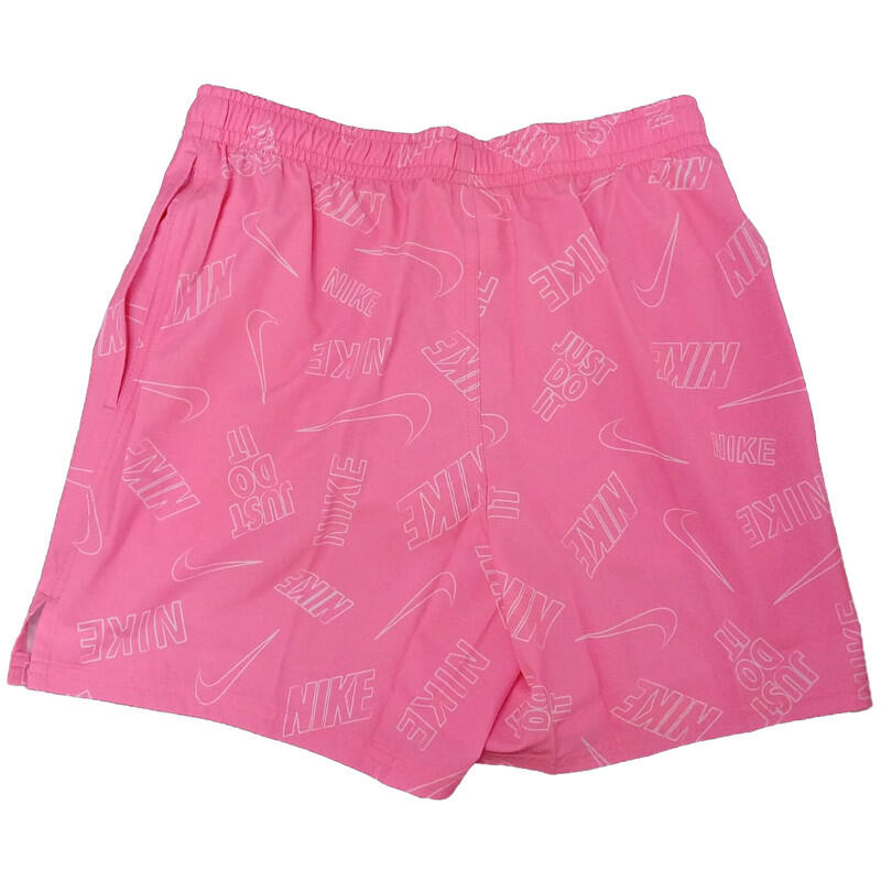 Nike Swim Breaker Multi Print 5" Volley Short Pink Glow Costume Mare Unisex XL 2/2