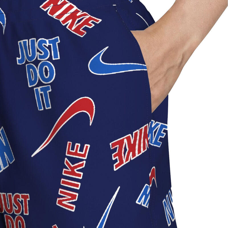 Nike Swim Breaker Multi Print 5" Volley Short Blue – Costume Mare Unisex L 3/3