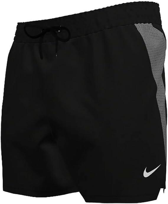 Nike Swim Contend Solid Essentials 5" Volley  Nero-Grigio S 3/3