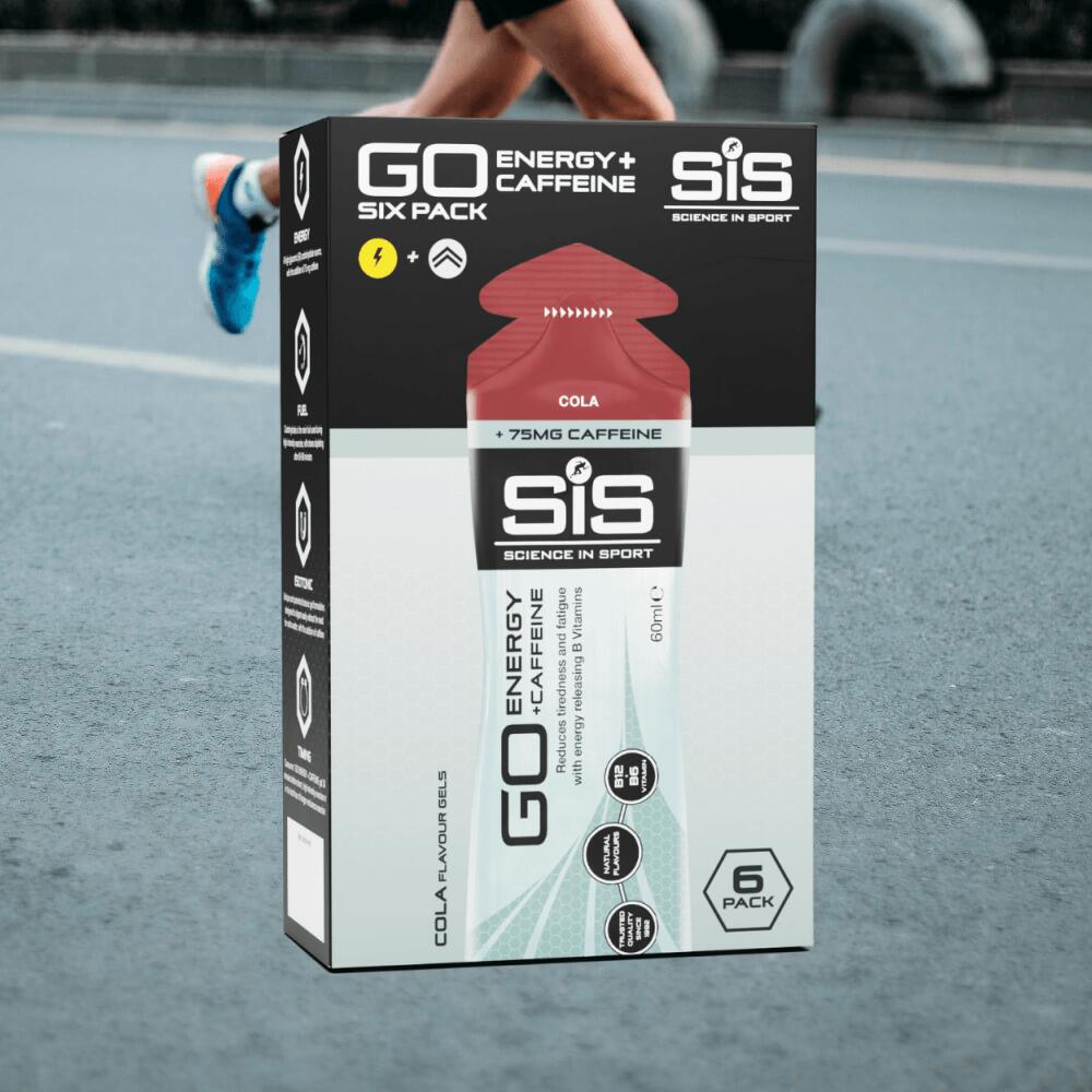 SIS GO Energy + Caffeine Gels (6x60ml) Cola - Énergie et endurance 2/3