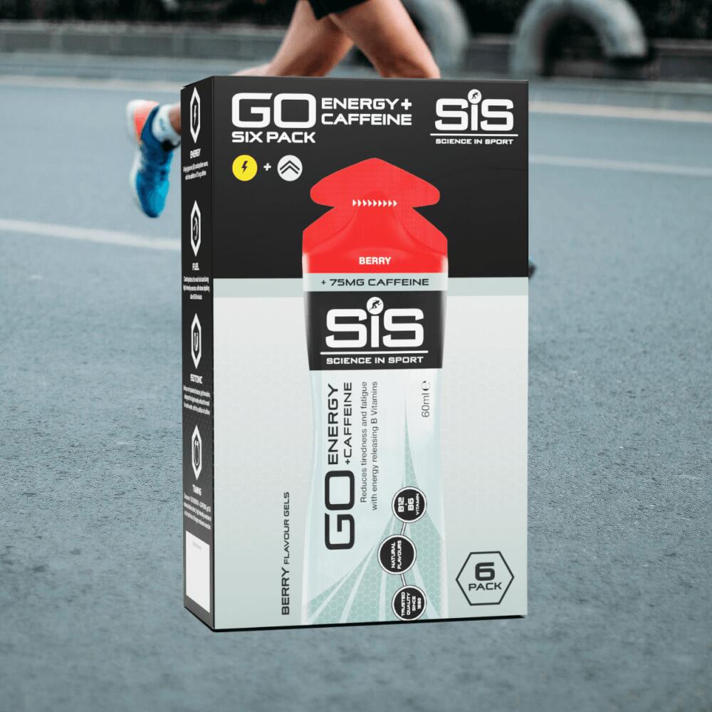 SIS GO Energy + Caffeine Gels (6x60ml) Berry - Energia e resistenza 2/3