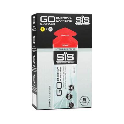 SIS GO Energy + Caffeine Gels (6x60ml) Cola - Énergie et endurance