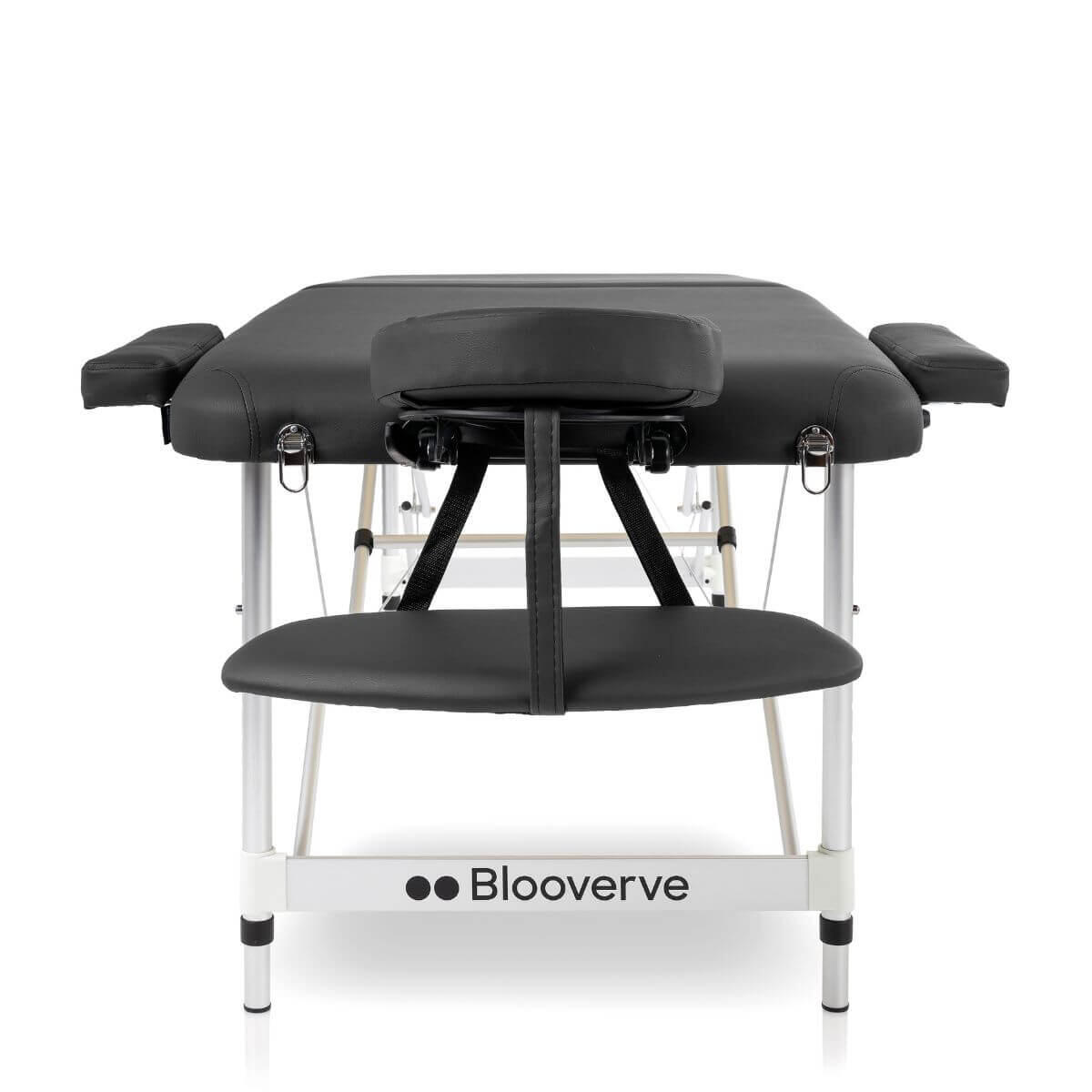 Marquesa Portátil Dobrável 3 Corpos 70 cm Alumínio Antracite 3/7