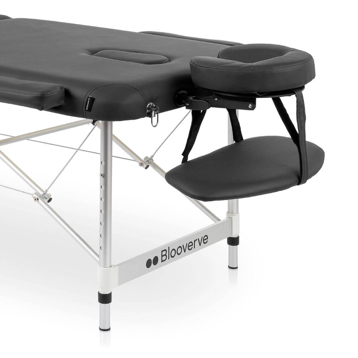 Marquesa Portátil Dobrável 3 Corpos 70 cm Alumínio Antracite 7/7