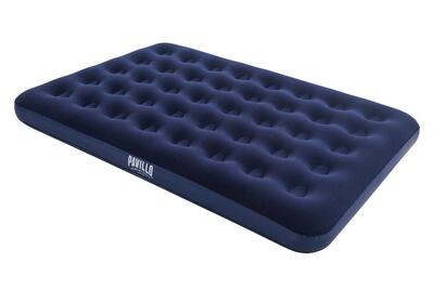Bestway 75" Double Flocked Airbed Inflatable Home Camping Airbed