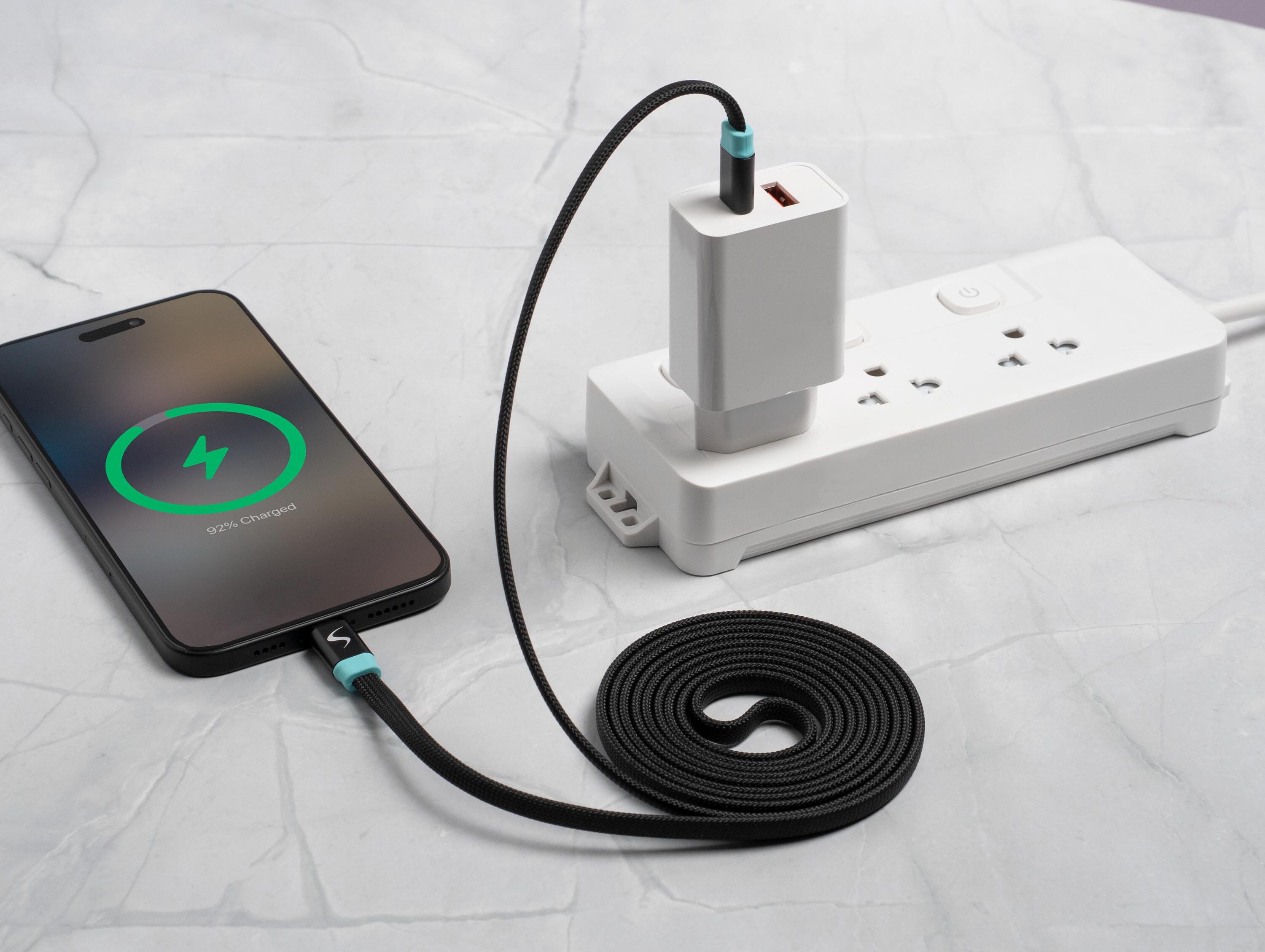 Cabo magnético plano USB-C para USB-C MagLink de 2 m – Scapade© 4/5