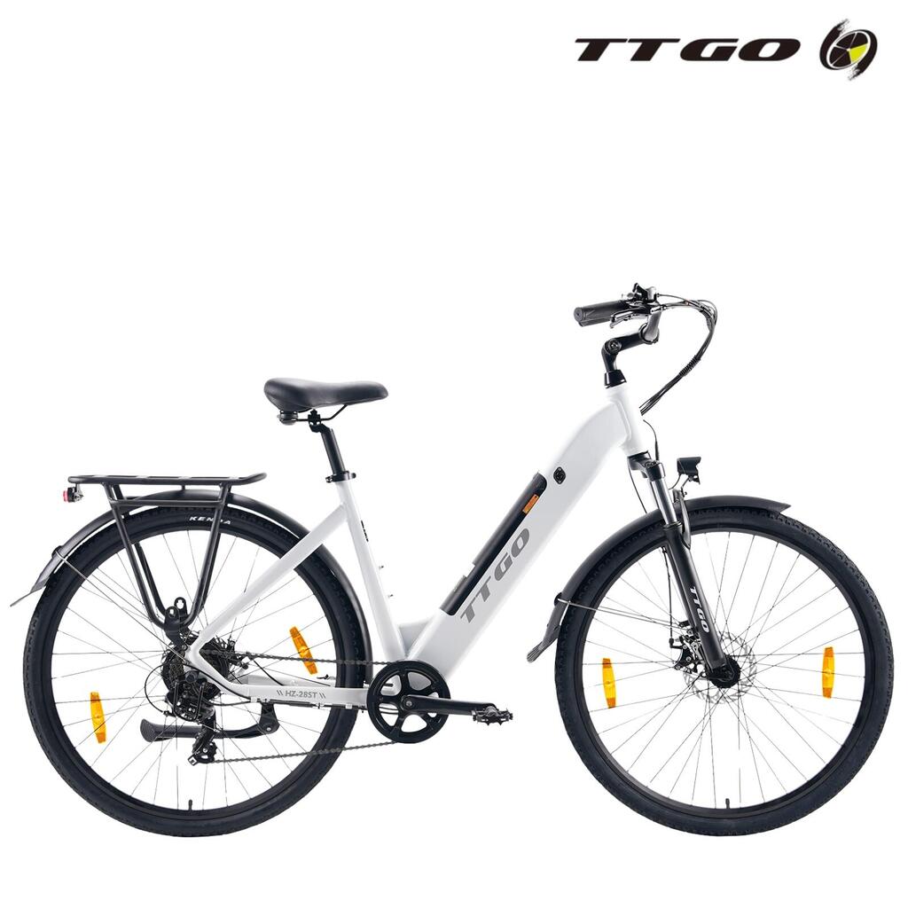 Men's/Women's E-bike HZ-28 120km 28",250W 2026,white
