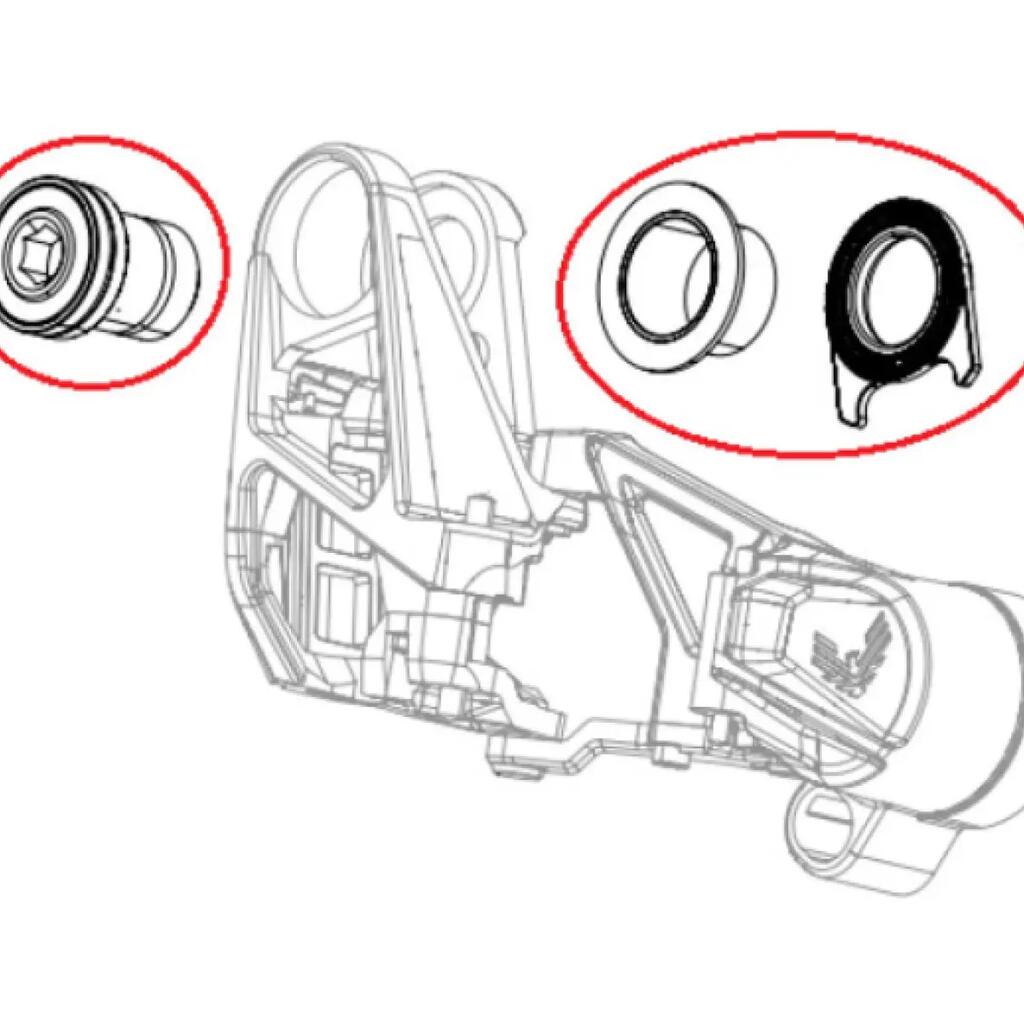 SRAM XX/X0 Eagle AXS Rear Derailleur Mounting Kit