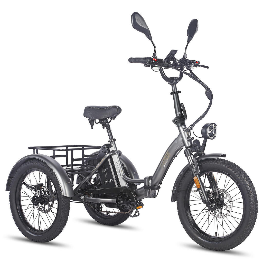 Foldable 3-Wheel Electric Trike FAFREES F20 Mate 21Ah, Electric Commuter Vehicle